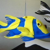fish yellow blue